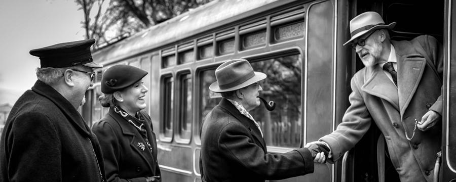 Train Photograph - Au Revoir by Richard Bland