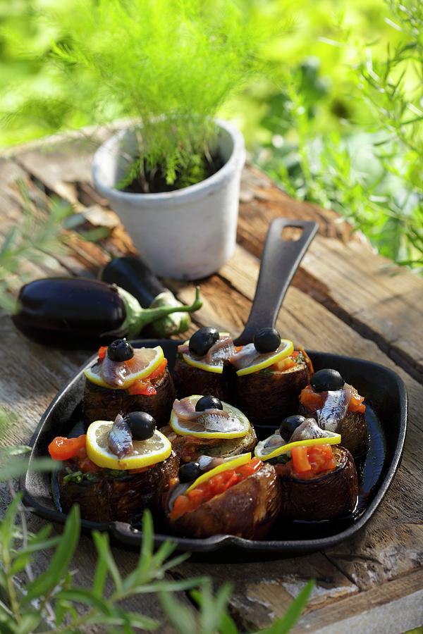 Aubergines  La Provenal Photograph by Boguslaw Bialy