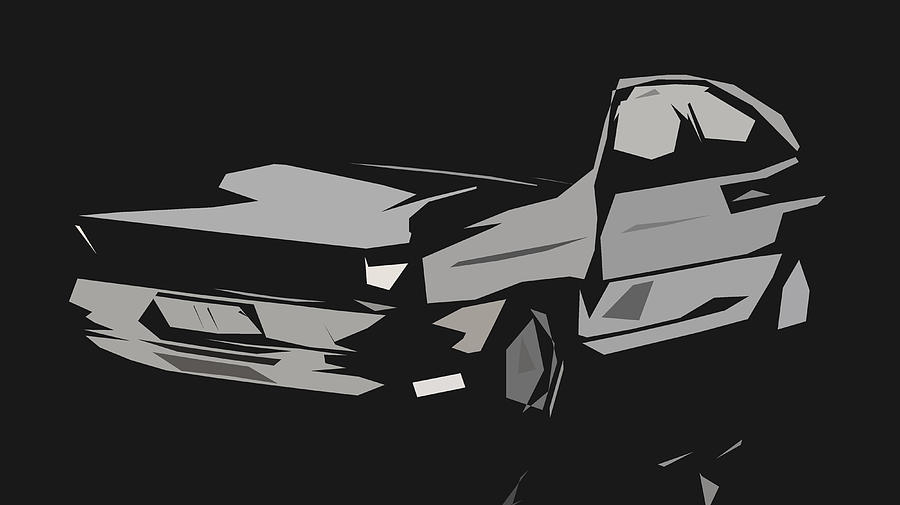 Audi Quattro Abstract Design Digital Art
