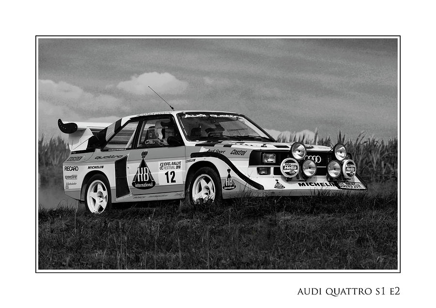 Audi Quattro S1 Evolution 2 Photograph By Barry Murphy