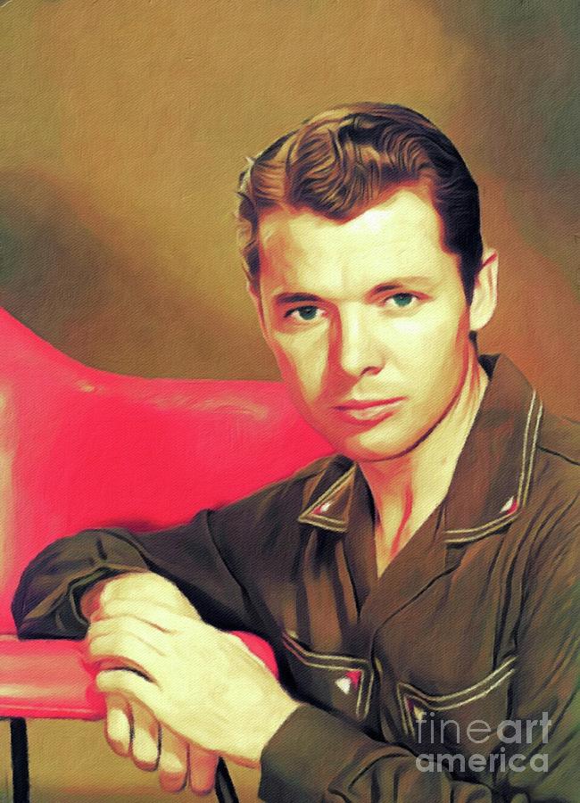 Audie Murphy, Actor And Hero Painting