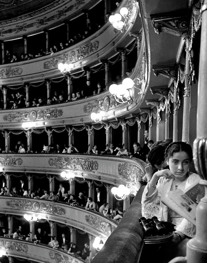 Audience In Elegant Boxes At La Scala Op Photograph by Alfred Eisenstaedt Audience In Elegant Boxes At La Scala Op Photograph by Alfred Eisenstaedt