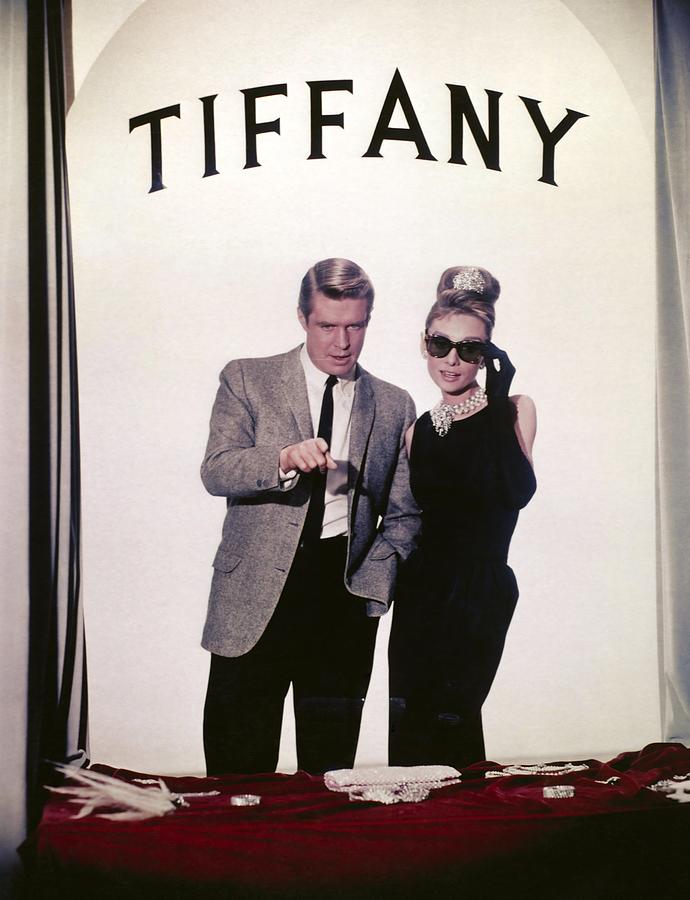 AUDREY HEPBURN and GEORGE PEPPARD in BREAKFAST AT TIFFANYS -1961-. Photograph by Album