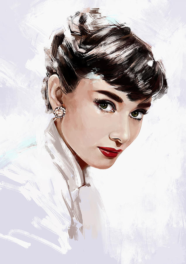 Audrey Hepburn Digital Art By Dmitry Belov Pixels 6320