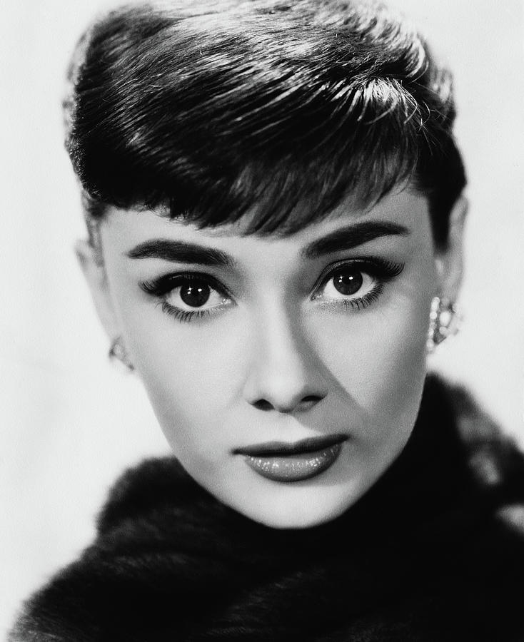 Audrey Hepburn Glamour Up Close Photograph by Globe Photos - Fine Art ...