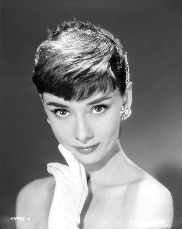 Audrey Hepburn In White Gloves Photograph by Movie Star News - Fine Art ...