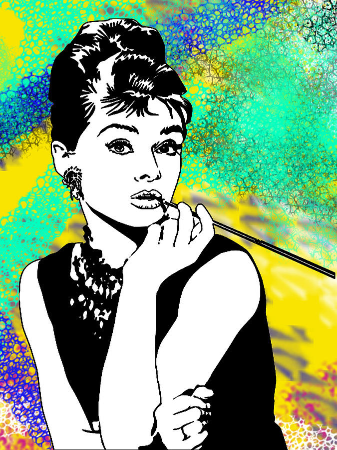 Audrey Hepburn Digital Art by Mr Holland - Fine Art America