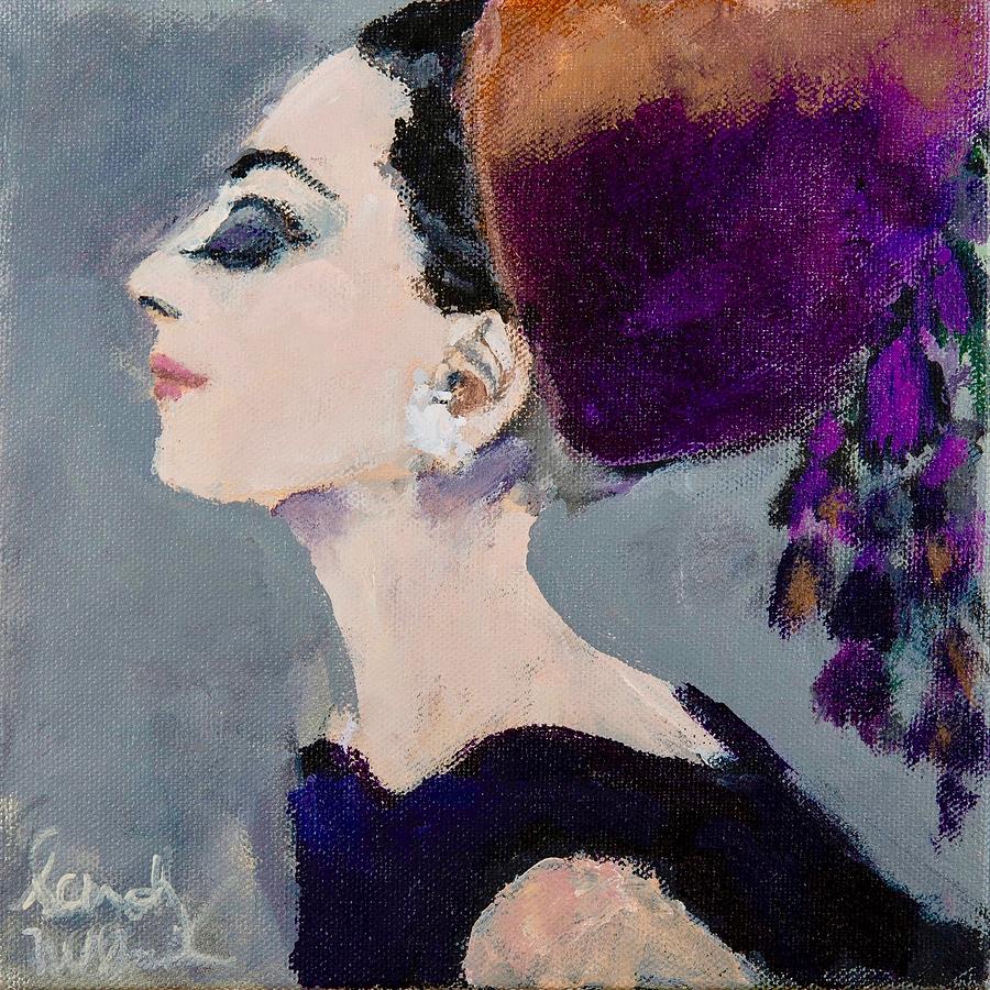 Audrey Painting by Sandy Welch