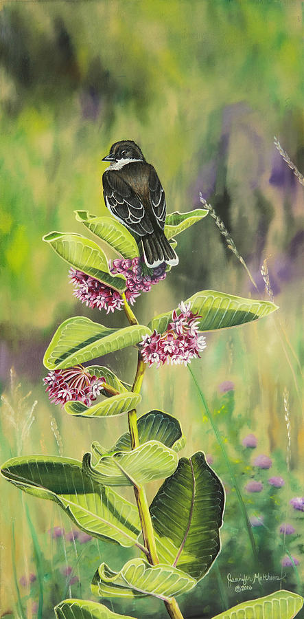 Flowers Still Life Painting - Audubon King by Jennifer Matthews