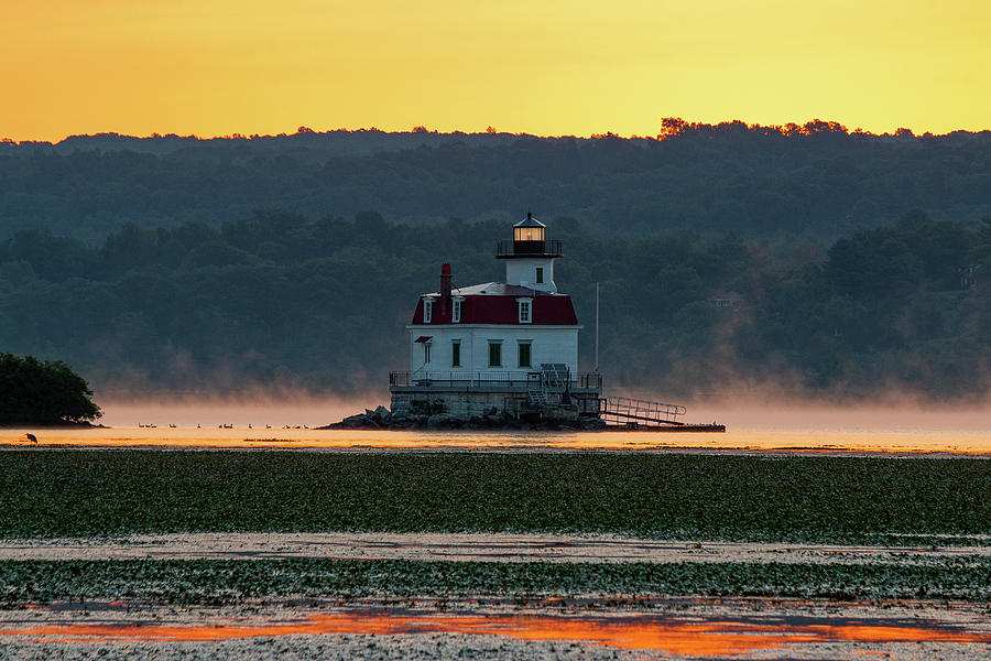 Esopus Lighthouse Photograph - August Dawn at Esopus Light III 2017 by Jeff Severson Esopus Lighthouse Photograph - August Dawn at Esopus Light III 2017 by Jeff Severson