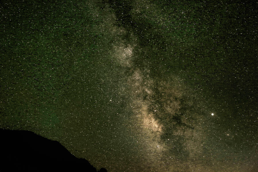 August Milky Way with Jupiter Photograph by Donna Kennedy
