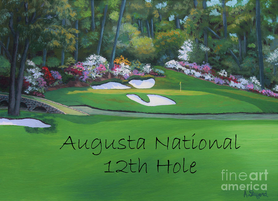 Augusta National Hole 12 Painting