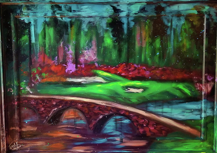 Landscape Painting - Augusta National by Rock Demarco