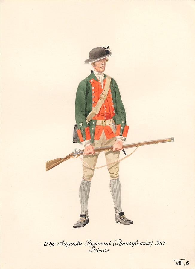 Augusta Regiment Private Painting by Herbert Knotel