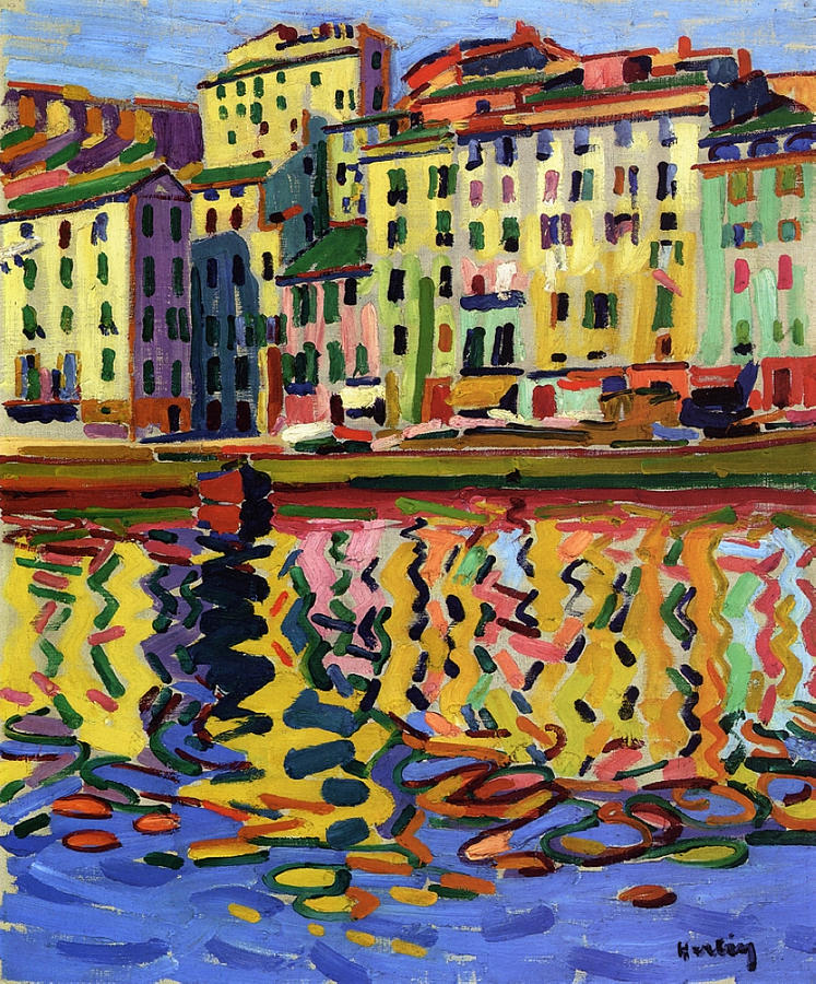 The Quays Of The Port Of Bastia, 1907 Painting