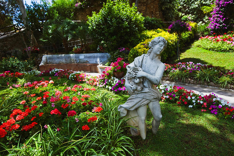 Augusto Gardens, Capri, Italy Digital Art by Massimo Borchi
