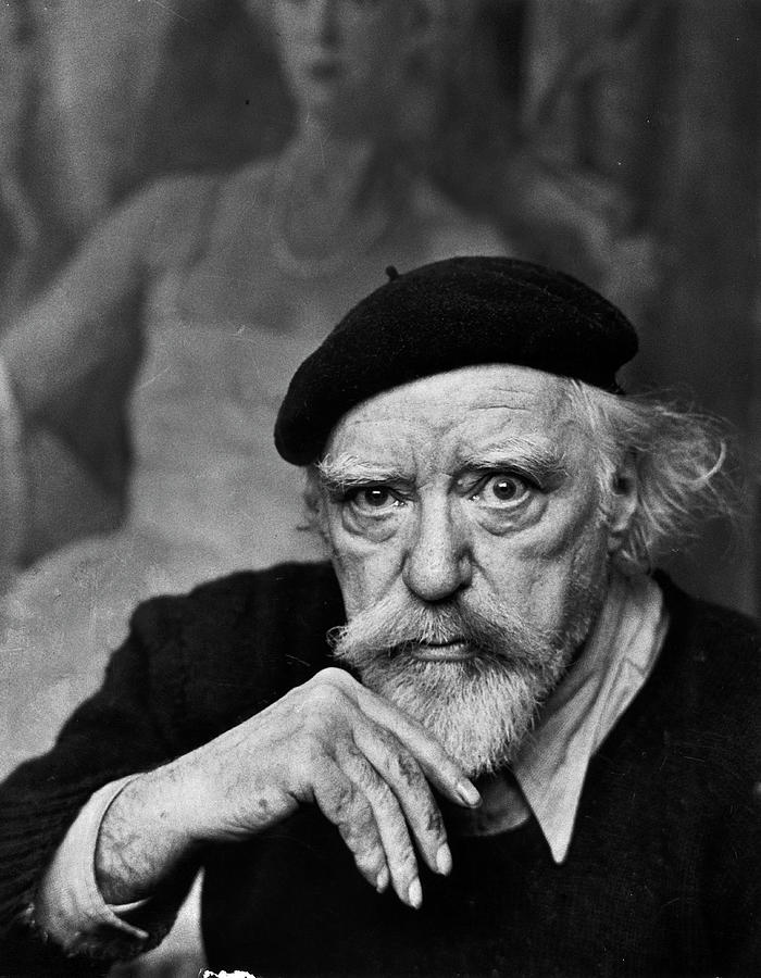 Black And White Photograph - Augustus John by Alfred Eisenstaedt