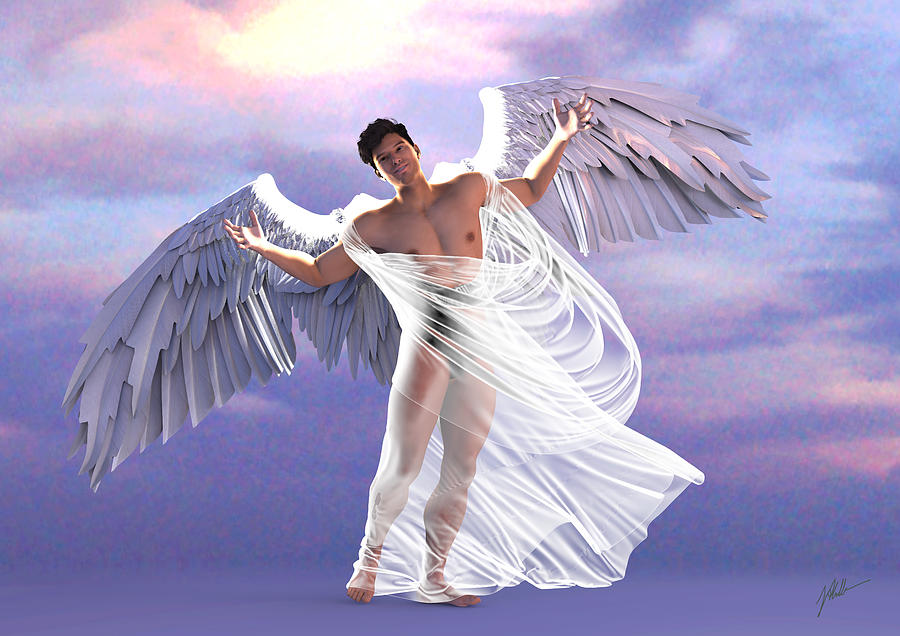 Auriel Archangel Of Hope Digital Art