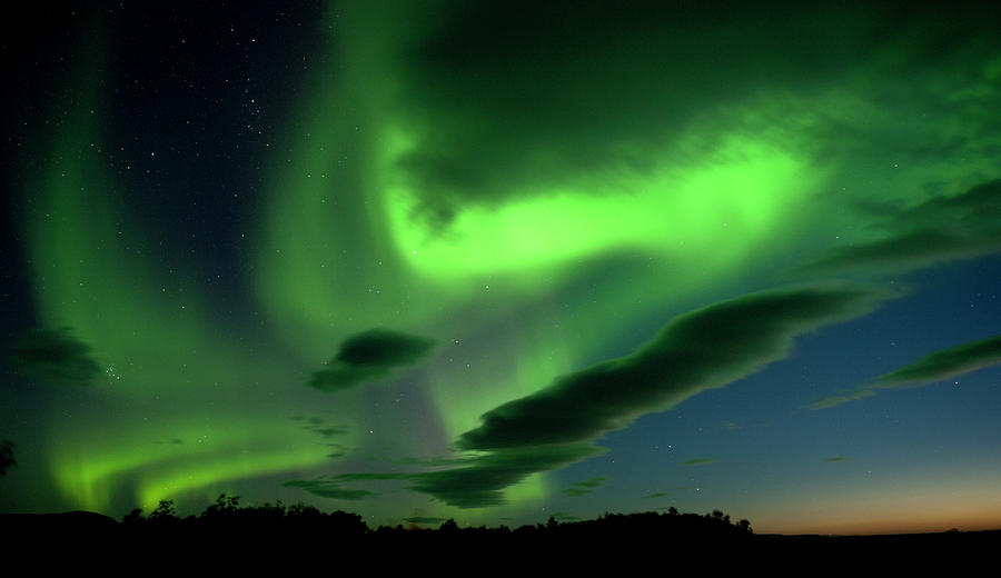 Aurora Borealis, Iceland Photograph by Subtik