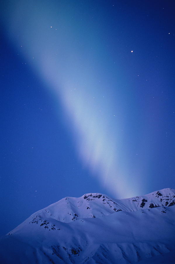 Aurora Borealis Northern Lights Above Photograph by Johnny Johnson