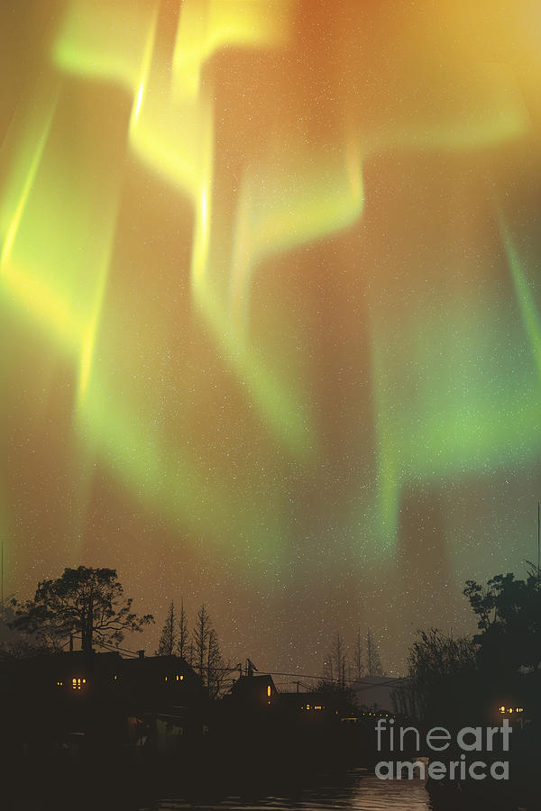 Phenomenon Digital Art - Aurora Borealisnorthern Lights by Tithi Luadthong Phenomenon Digital Art - Aurora Borealisnorthern Lights by Tithi Luadthong