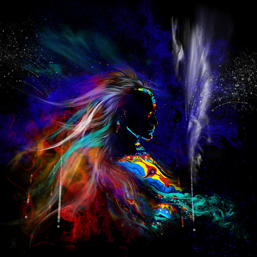 Northern Lights Digital Art - Aurora by Carmen Hathaway Northern Lights Digital Art - Aurora by Carmen Hathaway