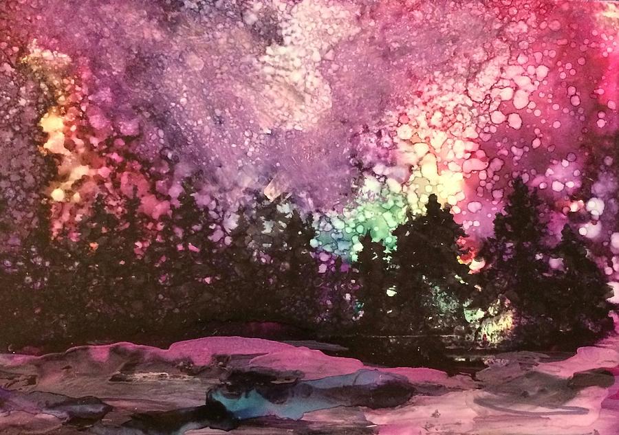 Aurora Painting by Holly Winn Willner