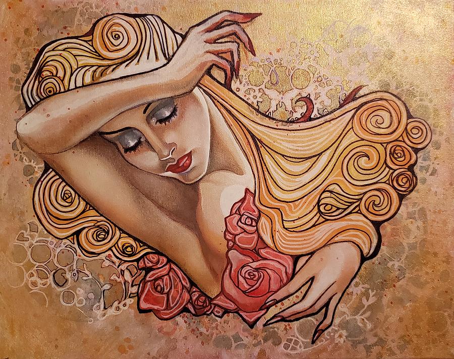 Aurora Painting - Aurora Ode to Vargas by Jessie Tondreau Aurora Painting - Aurora Ode to Vargas by Jessie Tondreau