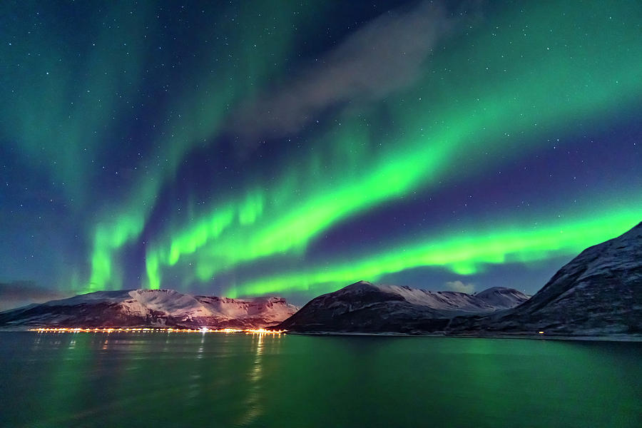 Auroral Curtains At Sea Oct 19, 2019 V11 Photograph by Alan Dyer - Fine ...