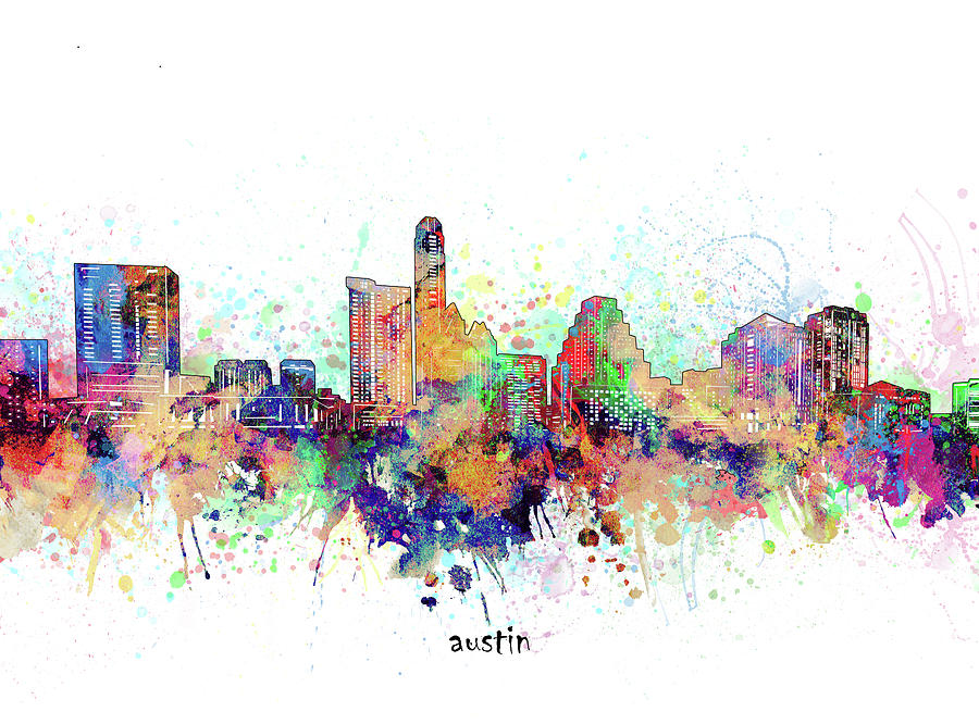 Austin Artistic Digital Art by Bekim M