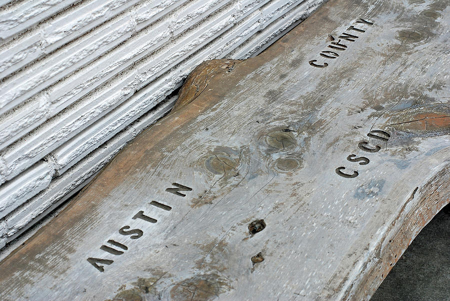Austin County C.s.c.d. Bench Photograph
