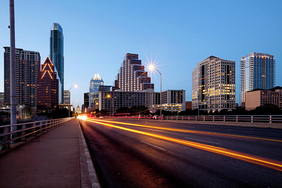 Austin Texas Skyline Photograph by Jodijacobson