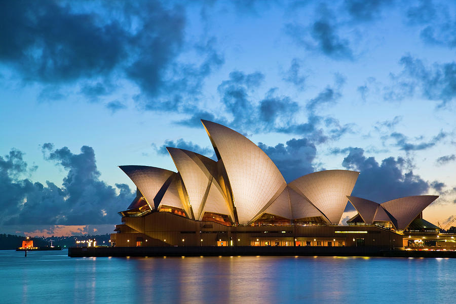 Image Digital Art - Australia, Sydney Opera House by Walter Bibikow