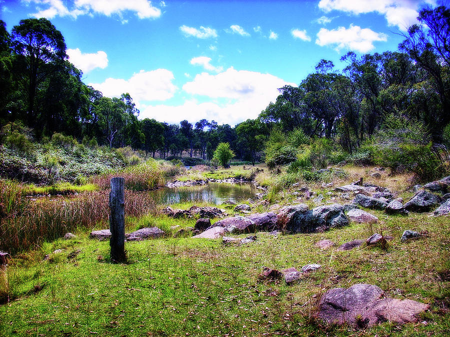 Australian Country River Landscape Photograph
