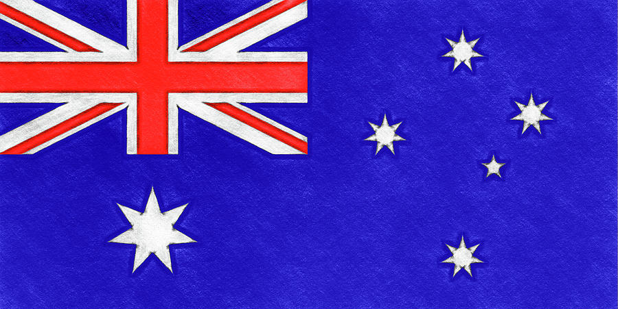 Australian Flag Digital Art by Leslie Montgomery - Pixels