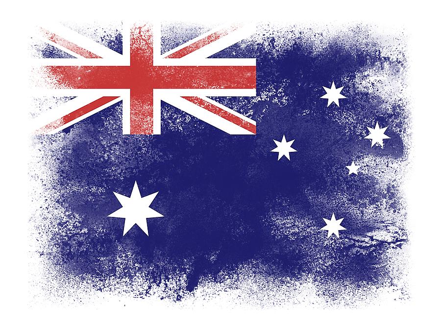 Australian flag Digital Art by PsychoShadow ART