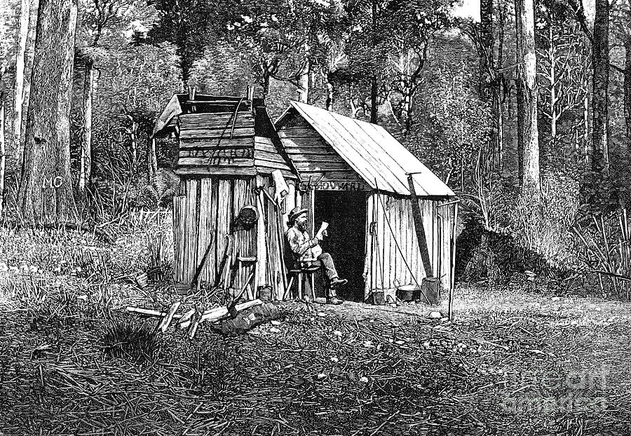 Australian Pioneer Camp Photograph by Collection Abecasis/science Photo Library