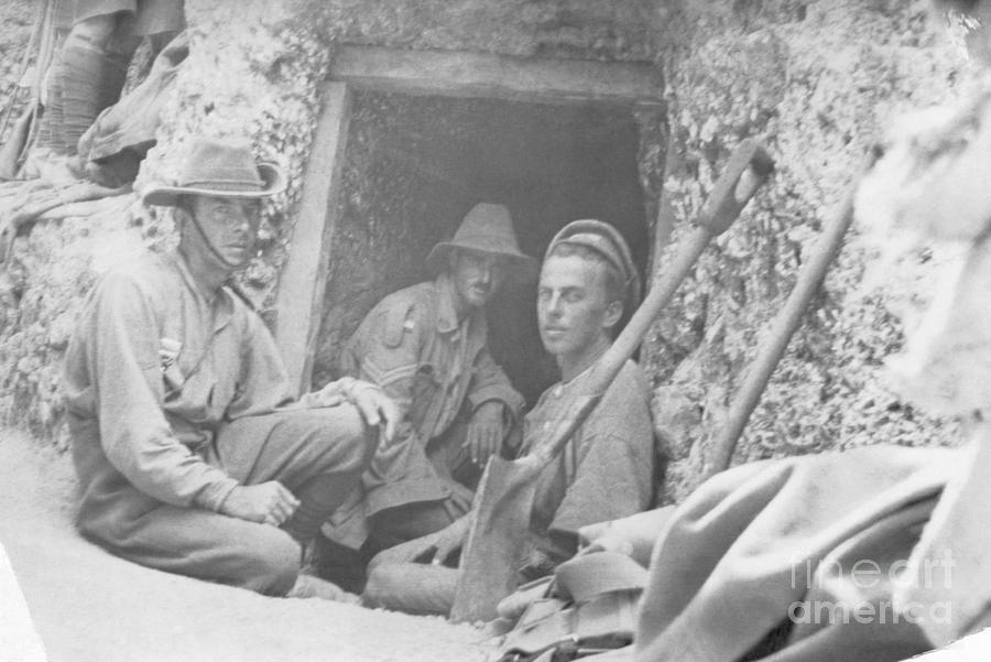 Australian Soldiers At Gallipoli Photograph by Bettmann