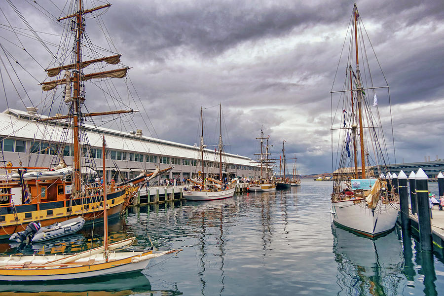 Australian Wooden Boat Festival 2019 - Hobart Photograph by Tony Crehan
