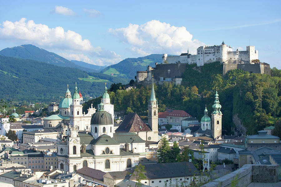 Austria, Salzburg , Hohensalzburg Photograph by Manchan