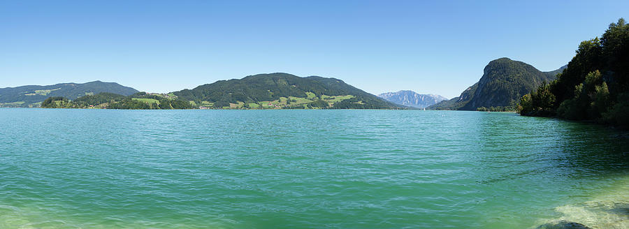 Austria, View Of Mondsee Lake Photograph by Westend61