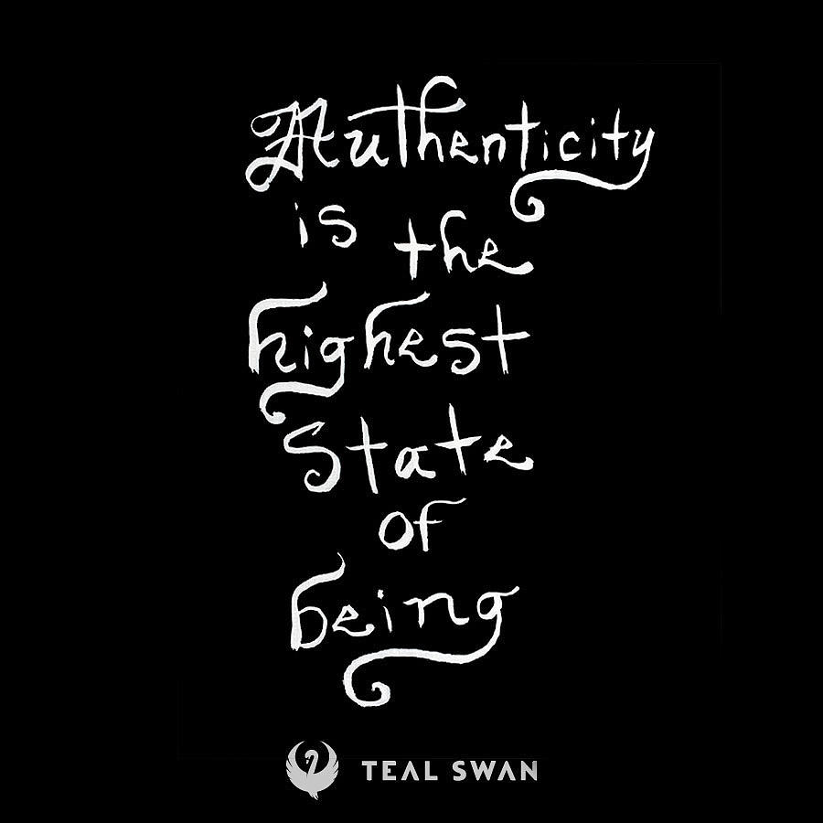 Authenticity Quote by Teal Eye Print Store Authenticity Quote by Teal Eye Print Store