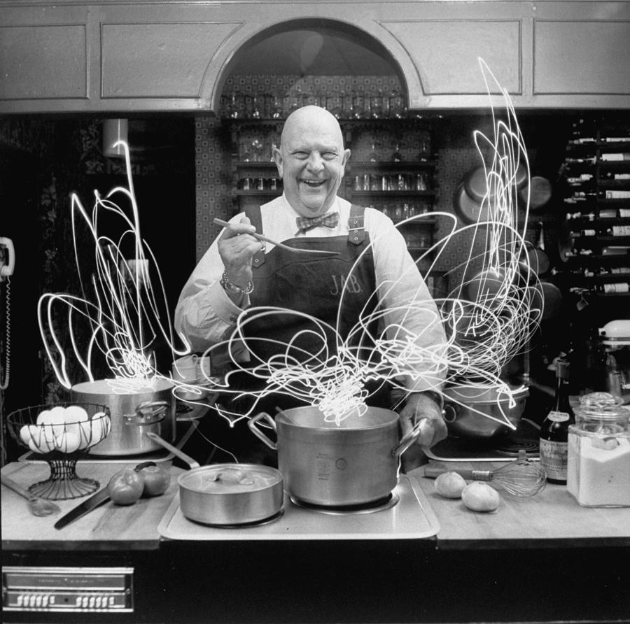 Author And Top Chef James A. Beard In Photograph by Arthur Schatz Author And Top Chef James A. Beard In Photograph by Arthur Schatz