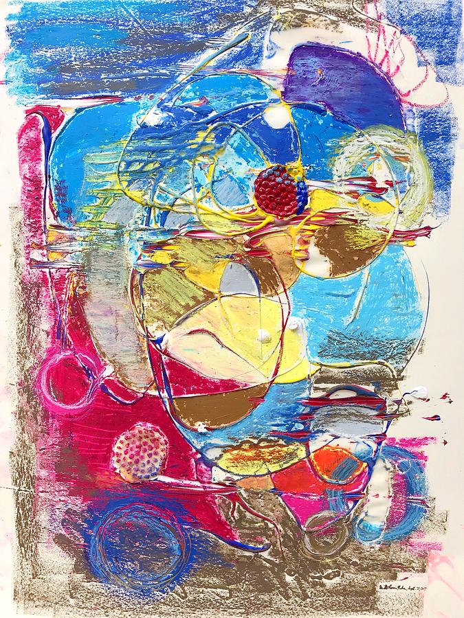 Autism Acceptance No. 1, Primary Colors Abstract Mixed Media by Danielle Rosaria