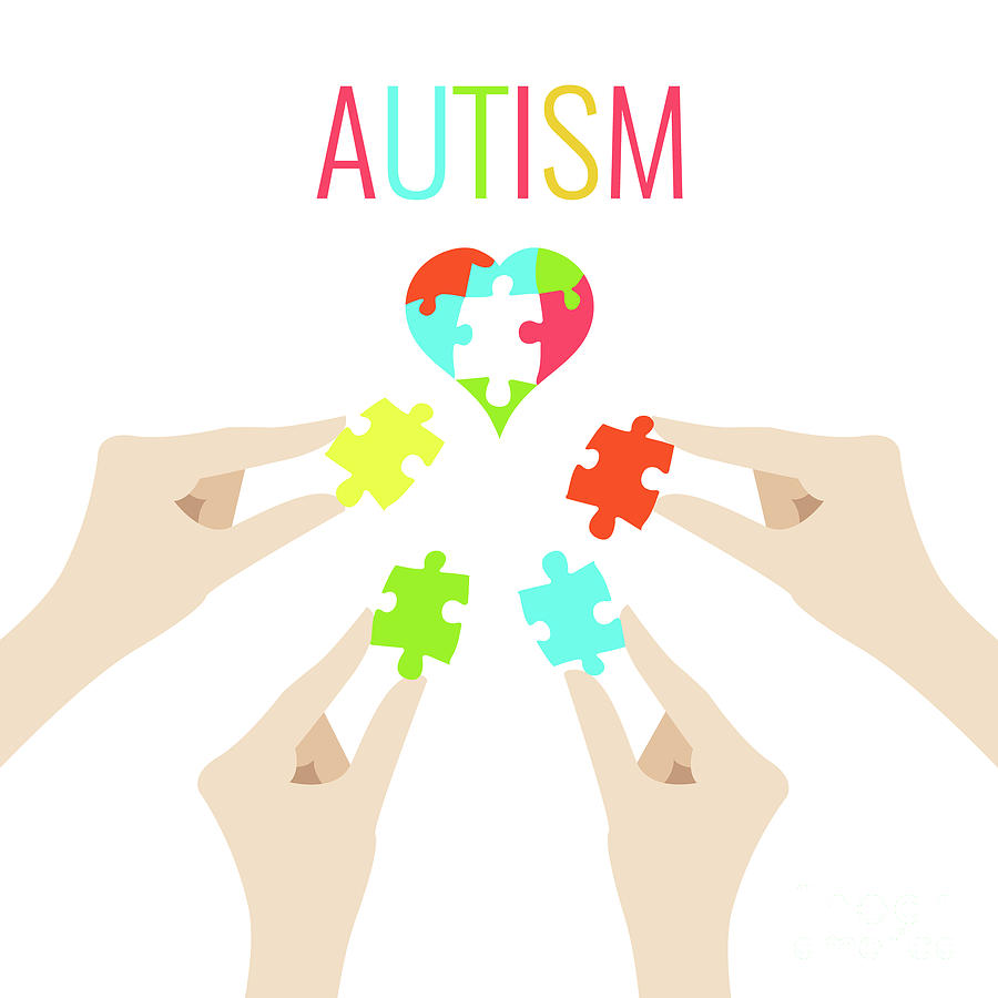 Аутизм плакат поддержка