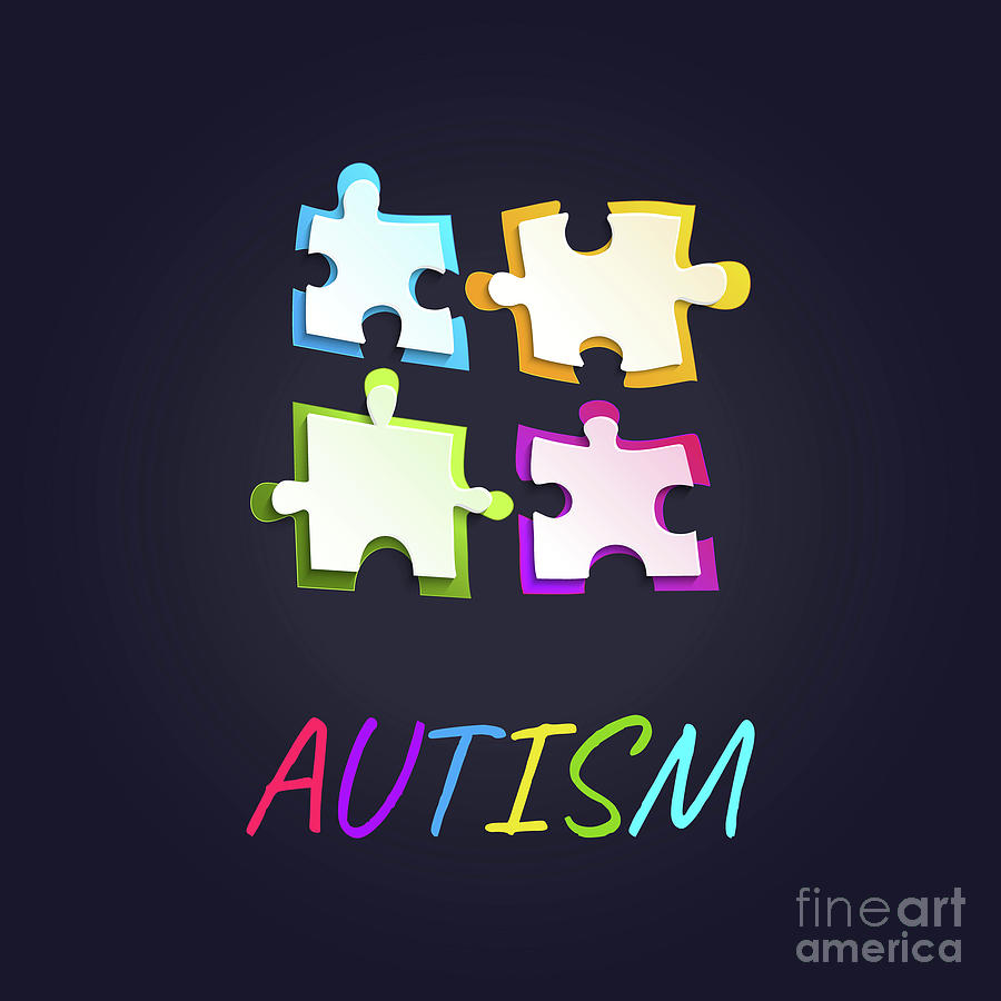 Autism Awareness Puzzle Photograph by Art4stock/science Photo Library