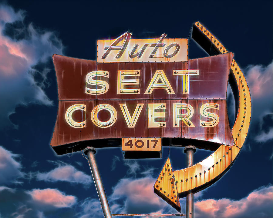 Auto Seat Covers Photograph by Robert FERD Frank