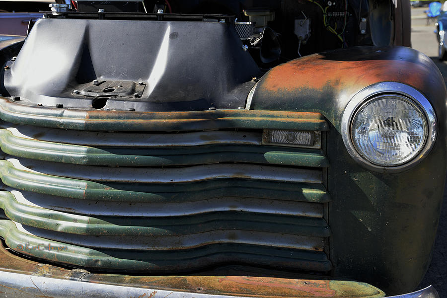 Auto with Rust Patina Car Show Photo Photograph by Kae Cheatham