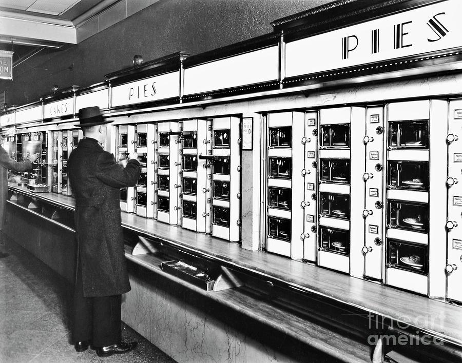 Automat Food Vending Machine Photograph by The Miriam And Ira D. Wallach Division Of Art, Prints And Photographs: Photography Collection/new York Public Library/science Photo Library