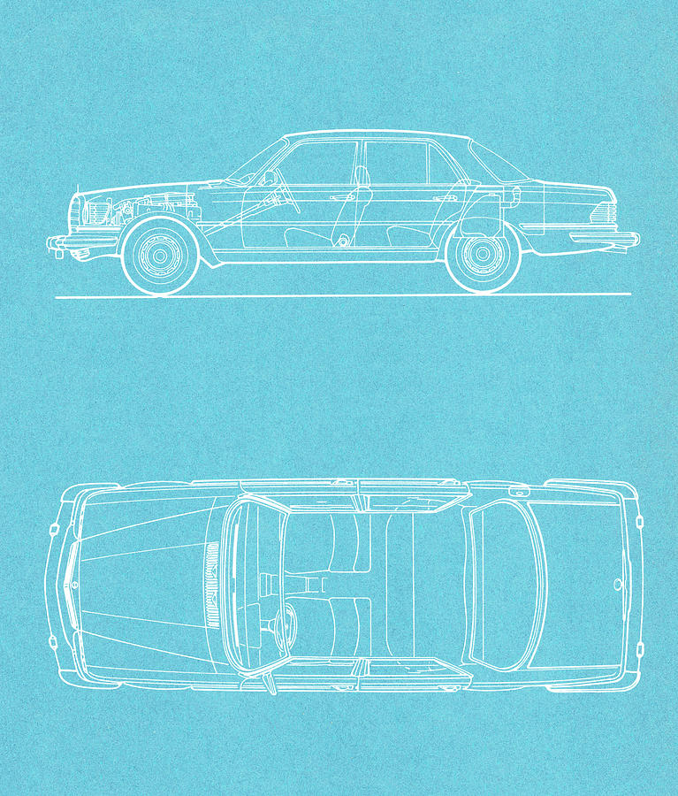 Transportation Drawing - Automobile by CSA Images